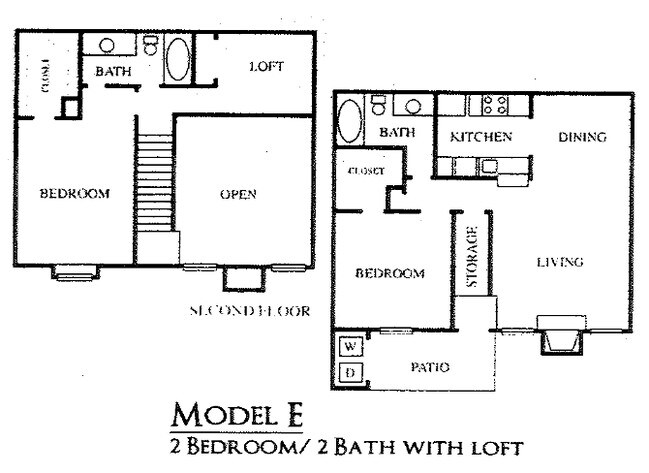 2BR, 2BTH - E 1303 floor plan